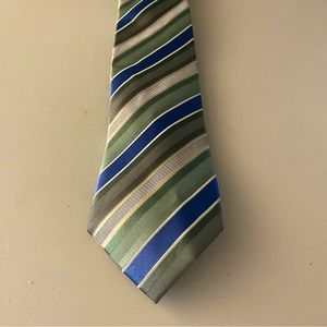 Kenneth Cole Reaction Striped Silk Tie